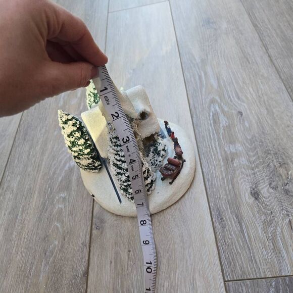 Thomas Kinkade 2008  "Winter At Mountain Chapel" Teleflora Village Lighted Works - Picture 13 of 14